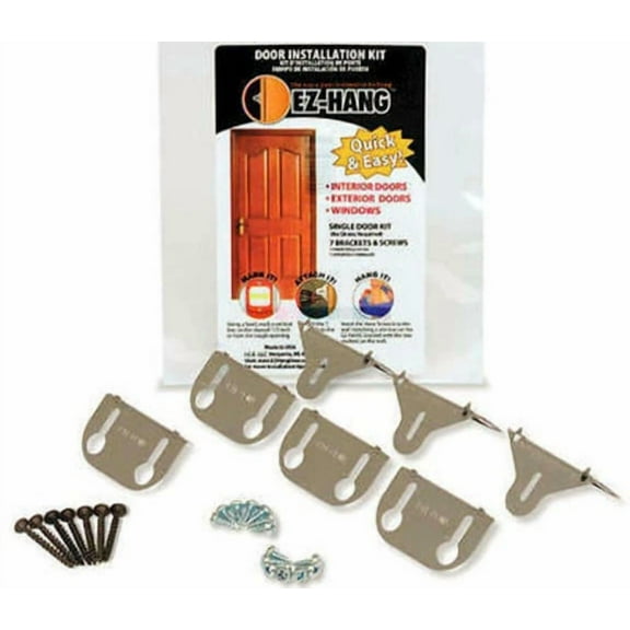 Ez-Hang Door Window Installation Kit Quick Easy Hanging Bracket System Usa Made