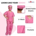 thumbnail image 3 of Costume Dress Up America Doctor Scrubs para niños, 3 of 7