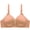 Khaki, variant on Backless Strapless Bra Women Solid Color Fashion Bowknot Comfortable Hollow Out Bra Underwear No Underwire Regular Size Padded Sports Bra for Female, Style 7712, Wine 38B
