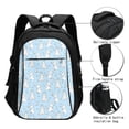 thumbnail image 3 of Balery Rabbit And Bird Mochila con carga USB para hombre y mujer - Mochila impermeable y antirrobo para laptop con puerto USB para viajes, trabajo, 3 of 7
