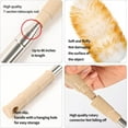 thumbnail image 4 of FeelfunFeather Extendable Cleaning Duster,Extra-Long Telescoping Feather Dusters with Stainless Steel Extension Pole Up to 100" for Cleaning High Ceiling Fan, High Ceilings,Furniture, 4 of 8