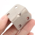thumbnail image 4 of Uxcell 25mmx25mmx32mm L Shaped Metal Corner Brace Angle Bracket Support Holder Fasteners 10 Pcs, 4 of 4