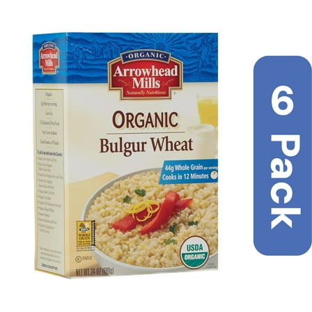 Arrowhead Mills Organic Bulgur Cereal Box 24 oz (Pack Of 6)