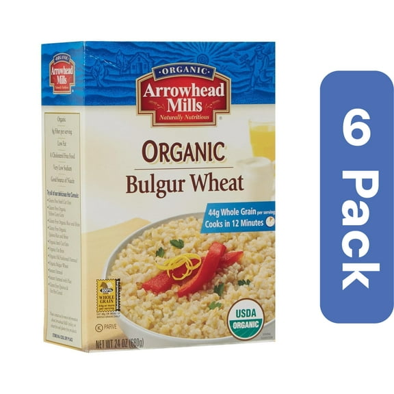 Arrowhead Mills Organic Bulgur Cereal Box 24 oz (Pack Of 6)