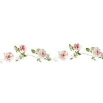 Flowers vine Wall Sticker bedroom home decoration living room Skirting Removable wallpaper Self-adhesive stickers