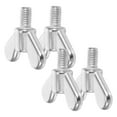thumbnail image 6 of FRCOLOR 4 Pcs Butterfly Screws Bolt Stainless Steel Butterfly Hand Screws Wing Bolt Machine Fastener Thumb Hand Screws Thumb Butterfly Wing Hand Bolts, 6 of 7