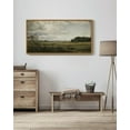 thumbnail image 6 of Drsoum 20x40in Natural Framed Vintage Landscape Large Canvas Wall Art Grassland Classic Painting Modern Farmhouse Hallways Dining Rooms Bedroom Living Rooms Decor, 6 of 6