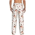 thumbnail image 3 of Xecao Milk Tea Men's Straight Lounge Pajama Pants: The Ultimate in Comfortable Sleepwear, 3 of 9