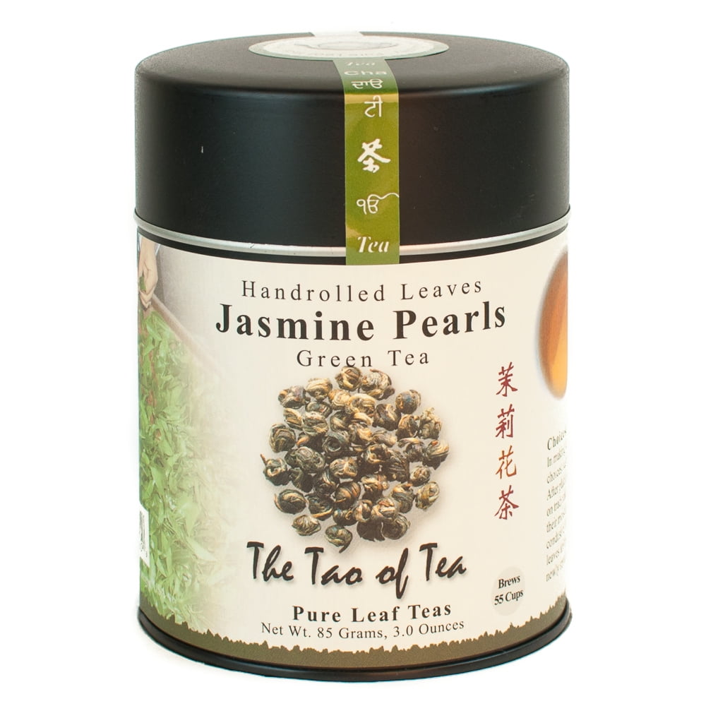 The Tao of Tea, Jasmine Pearls Tea, Loose Leaf Tea, 3 Oz Tin