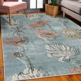 thumbnail image 3 of Spring Decorative Rug, Season of New Hopes Petals Blossoms Summer Floral Style of Illustration, Quality Carpet for Bedroom Dorm and Living Room, 6 Sizes, Slate Blue, by Ambesonne, 3 of 4