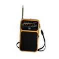 thumbnail image 4 of BELOVING Pocket Radio Easy to Use Clear Panel Multifunctional with Light Professional Orange, 4 of 9
