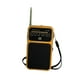 thumbnail image 4 of Radio de bolsillo AM de doble banda multipropósito fácil de usar de alto rendimiento con conector de 3,5 mm Naranja, 4 of 9
