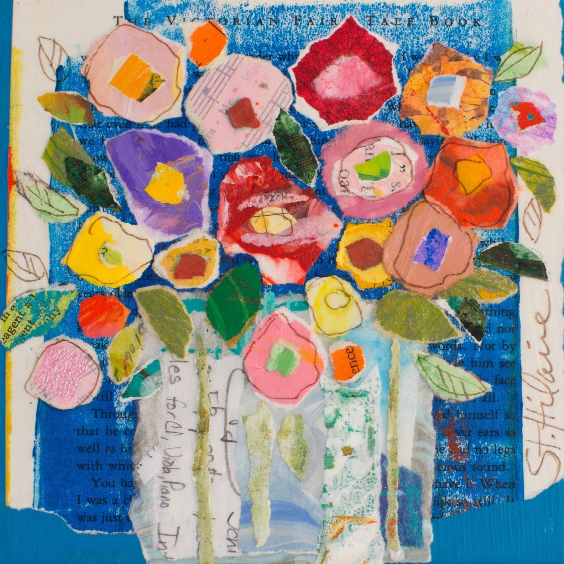 "Floral Composition" Painting Print on Wrapped Canvas