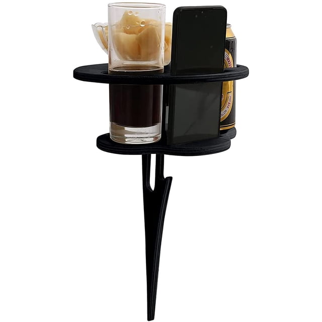 Outdoor Folding Wine/Beer Table,Portable Picnic Table,Mini Bottle Storage Board for Beach Entertainment,Garden,Lawn, Backyard Camping
