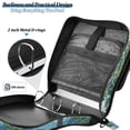 thumbnail image 4 of FORMRS Zipper Binder with Shoulder Strap 2-inch Ring 500 Sheet Capacity File Bag, Blue Mountain, 4 of 5