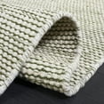 thumbnail image 5 of SAFAVIEH Natura Mellony Solid Runner Rug, Green/Ivory, 2'3" x 8', 5 of 8