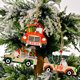 thumbnail image 2 of Colgantes de madera de Navidad lindos adornos colgantes de árbol de Navidad manualidades de madera DIY para el hogar fiesta de Navidad decoraciones de Año Nuevo 2024, 2 of 4