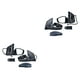 thumbnail image 1 of Par de Espejos Vento 2016 A 2021 Volkswagen Elect P/Pintar C/Desemp C/Direcc Genérica ., 1 of 4