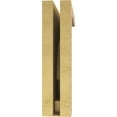 thumbnail image 4 of 4"W x 16"D x 16"H Thin Alma Rough Cedar Woodgrain TimberThane Corbel, Primed Tan, 4 of 6