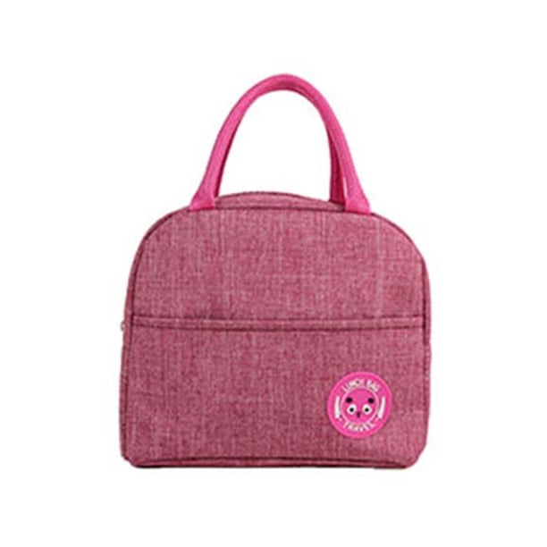 Irfora Bolsa de almuerzo con aislamiento Bolsas frescas más frescas Bolso impermeable Bolsas de almuerzo Bento térmicas con cremallera portátil con estampado de dibujos animados Irfora Bolsa del almuerzo