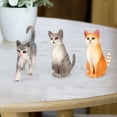 thumbnail image 3 of Visland Animal Model Realistic Form Collectible Solid Simulation Cat Model Figure for Kids, 3 of 8