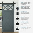 thumbnail image 4 of National Hardware N700-005 Designer 72" Barn Door Track And Hardware Kit, 4 of 7