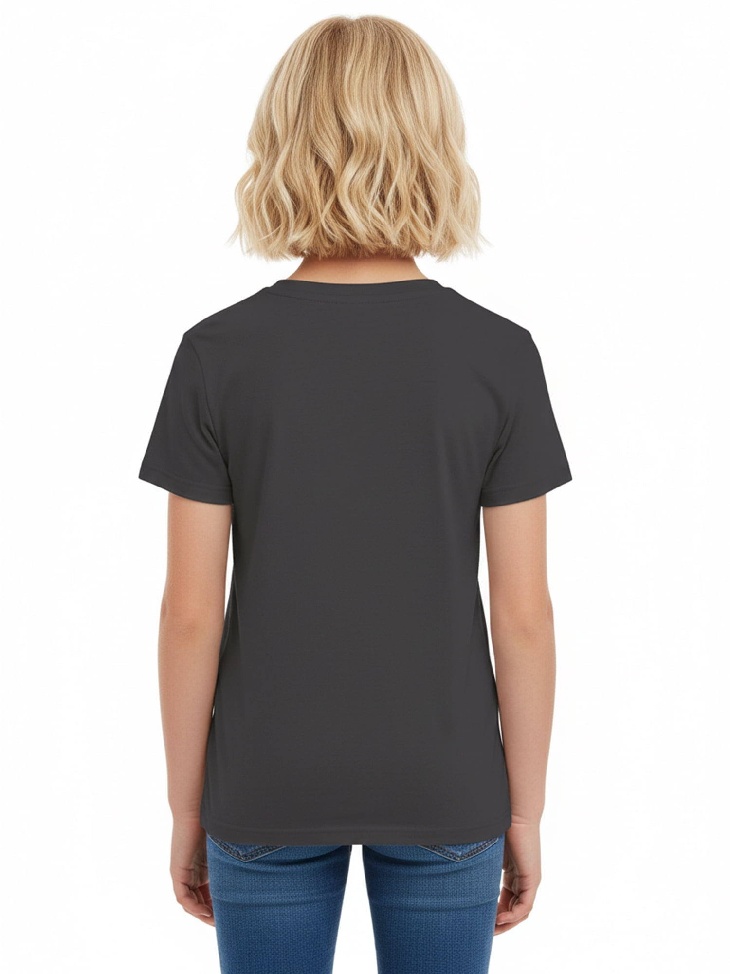 Wonder Nation Girls Rolling Stones Animal Print Graphic Tee with Short Sleeves, Sizes 4-18