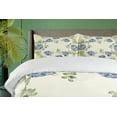 thumbnail image 3 of Ambesonne Floral Duvet Cover Set, Vintage Roses Framework, 2-Calking, Blue Green Cream, 3 of 6