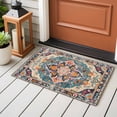 thumbnail image 3 of Rectangle Rug 2x3ft Area Rug,Vintage Ethnic Tribal Artwork Area Rugs for Living Room Bedroom,Mid Century Traditional Painting Floor Mat Non-Slip Non-Shedding Carpet Indoor Accent Rugs, 3 of 9