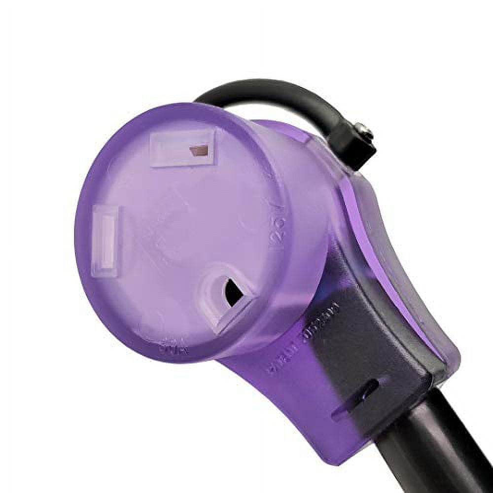 Parkworld 61322 RV 30A Extension Cord NEMA TT-30 with Handle, Camper 30amp TT-30P to TT-30R (100FT)