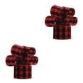 thumbnail image 1 of Naiovety Cinta con cable de Navidad, decoración a cuadros, tela de arpillera, ambiente de casa de campo, decoración a cuadros, vacaciones para negro rojo 15m 2Conjunto, 1 of 6
