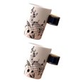thumbnail image 1 of Bewildely Taza de jugo Taza de agua refrescante con múltiples opciones de color Taza de nota musical novedosa Tazas estilo guitarra Tambor azul tambor azul 10x7.5 cm 2Conjunto, 1 of 1