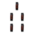 thumbnail image 3 of Reloj LED Seitruly Hombres Reloj de Cadena Completa Rojo, 3 of 6