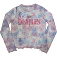 thumbnail image 1 of The Beatles Womens Logo Mesh Long-Sleeved Crop Top, 1 of 4