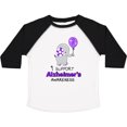 thumbnail image 3 of Inktastic I Support Alzheimer's Awareness Elephant with Purple Balloon Boys or Girls Toddler T-Shirt, 3 of 5
