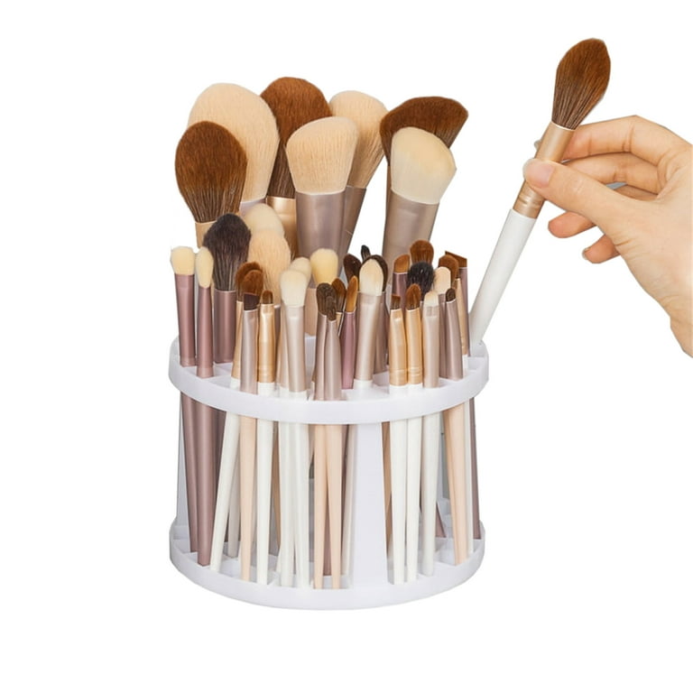 Makeup Brush Holder Multi-functional Round makeup organizer for