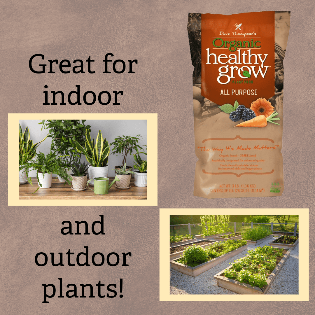Dave Thompson's Organic Healthy Grow All Purpose Fertilizers, 3 lb