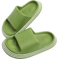 thumbnail image 1 of Kids House Slippers Non-Slip Quick Drying Open Toe Super Soft Thick Sole Sandals Home Shower Bathroom Slipper for Toddler Little Kids, 1 of 7