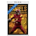 thumbnail image 3 of NFL Washington Commanders - Jayden Daniels 25 Wall Poster with Magnetic Frame, 22.375" x 34", 3 of 5
