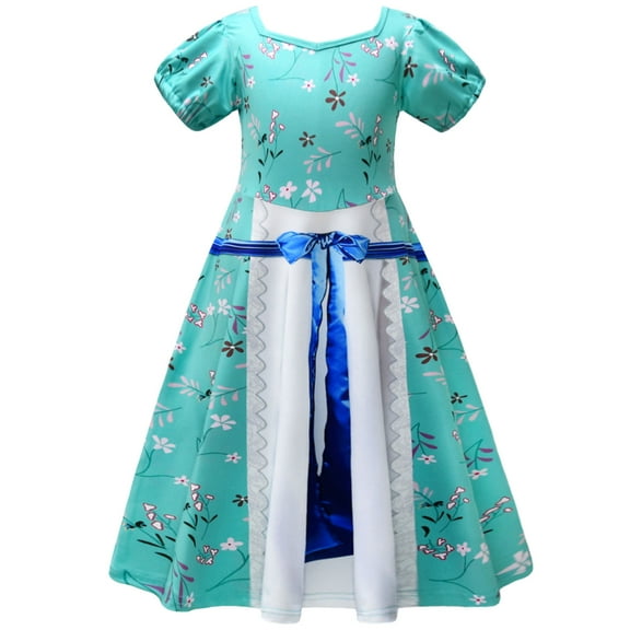 Little Girl Princess Giselle Costume Dress Halloween Party Cosplay outfit
