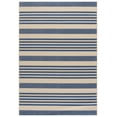 thumbnail image 3 of Safavieh Courtyard Caroline Striped Indoor/Outdoor Area Rug, Beige/Blue, 5'3" x 7'7", 3 of 11