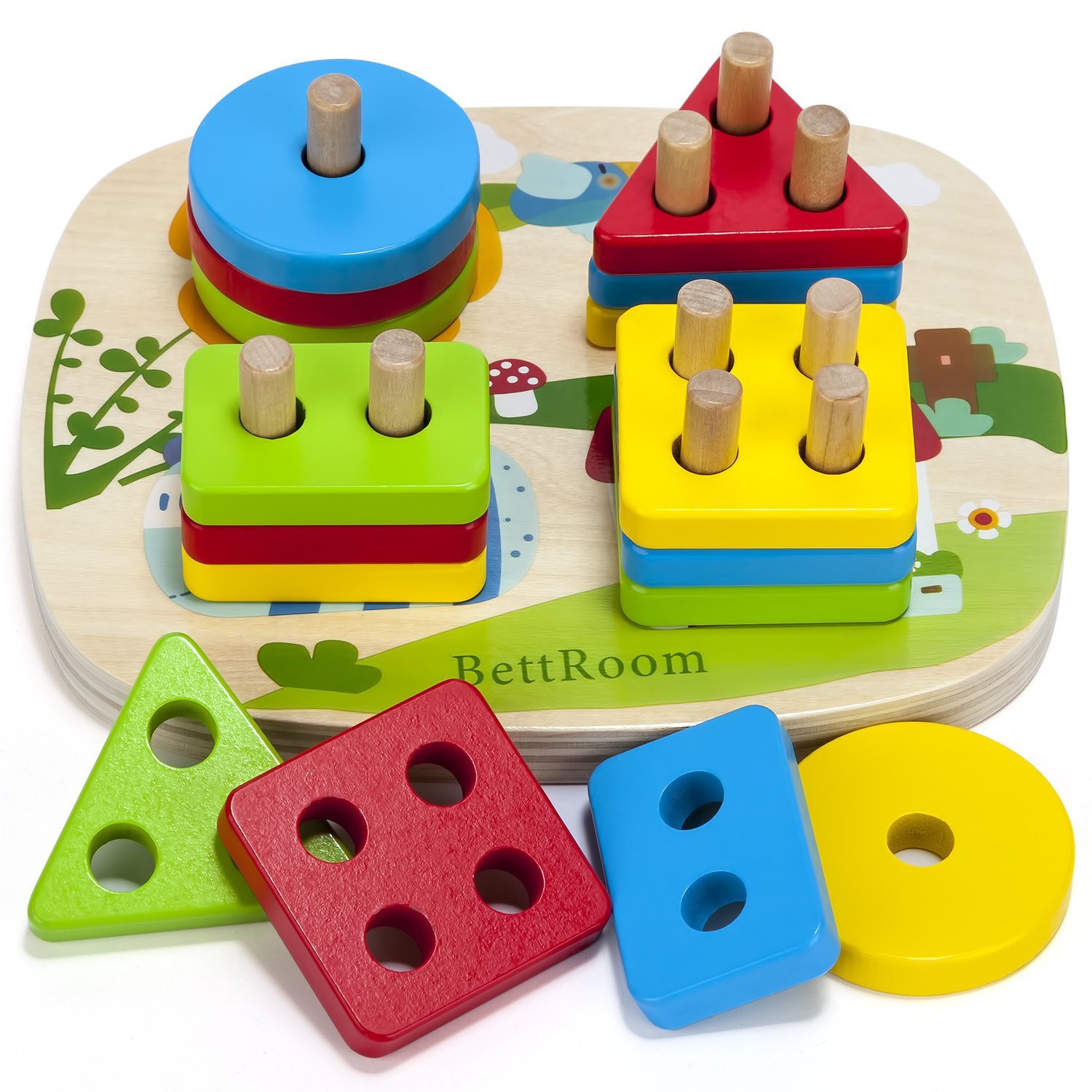 BettRoom Toddler Toys For 3 4 5 6 Year Old Boys Girls Wooden bettroom-toddler-toys-for-3-4-5-6-year-old-boys-girls-wooden
