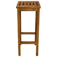 thumbnail image 5 of vidaXL Bar Chairs 2 pcs Solid Acacia Wood, 5 of 5