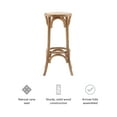 thumbnail image 6 of Linon Rae Backless Wood Bar Stool, 30" Seat Height, Brown Finish, 6 of 13