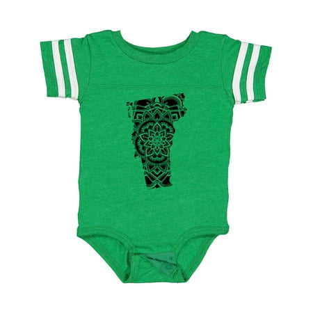 

Inktastic Vermont Silhouette Mandala Gift Baby Boy or Baby Girl Bodysuit