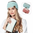 thumbnail image 2 of Headband Fashion Girl Women Winter Warm Solid Color Headband Elastic Hair Hoop Accessory, 2 of 6