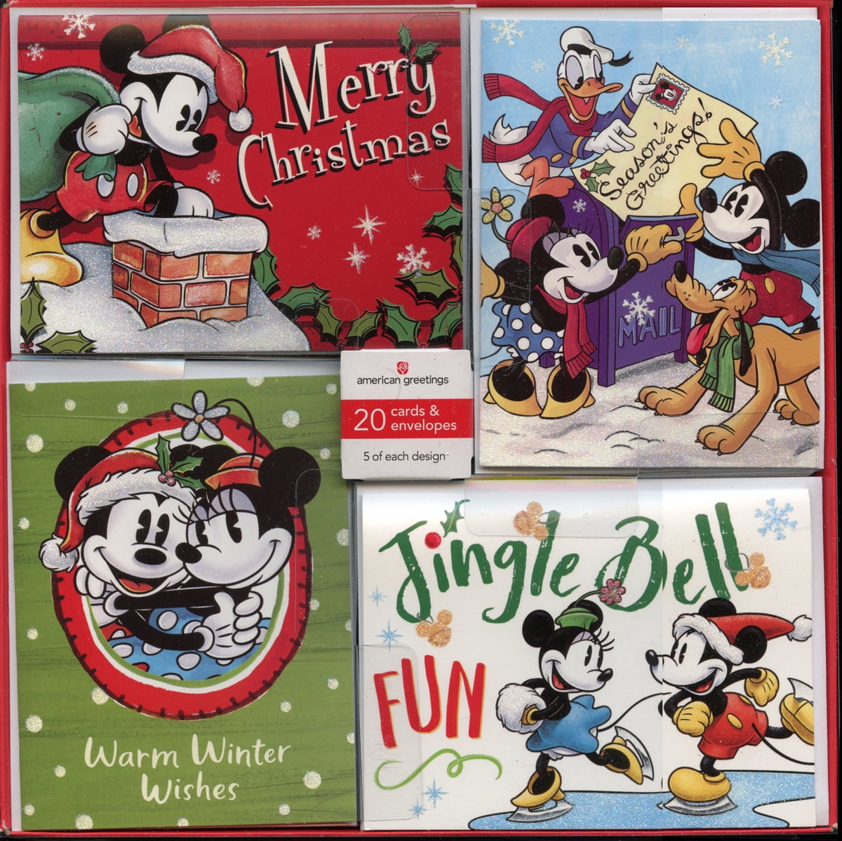 American Greetings Disney Mickey Mouse and Friends Pinwheel Assortment