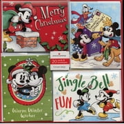 American Greetings Disney Mickey Mouse and Friends Pinwheel Assortment Box of 20 Christmas Cards