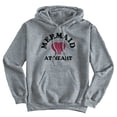 thumbnail image 2 of Mermaid Lovers Cute Seashell Heart Hoodie Sweatshirt Women Brisco Brands M, 2 of 6