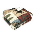 thumbnail image 5 of Your Lifestyle by Donna Sharp Woodland Patch Quilted Lodge Throw, 5 of 5